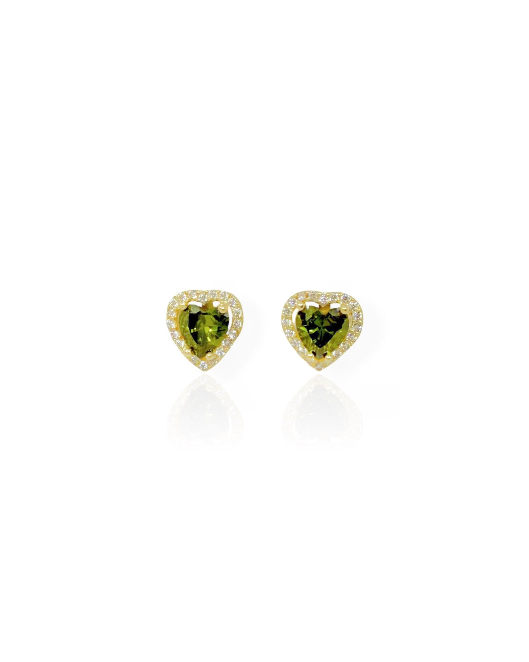 14k Gold Heart Earrings