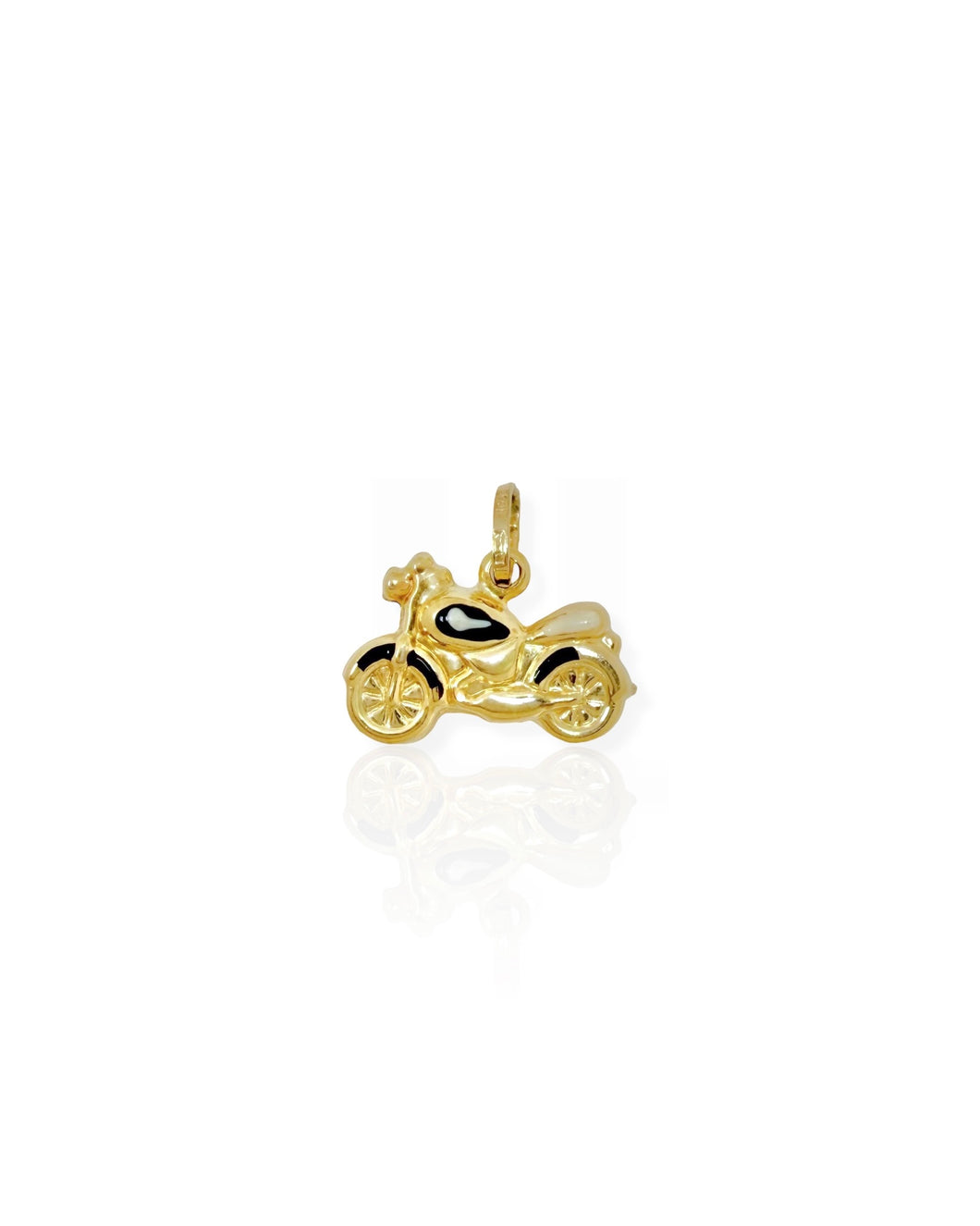 10k Gold Motorcycle Charm