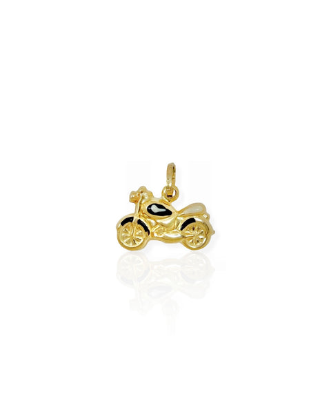10k Gold Motorcycle Charm