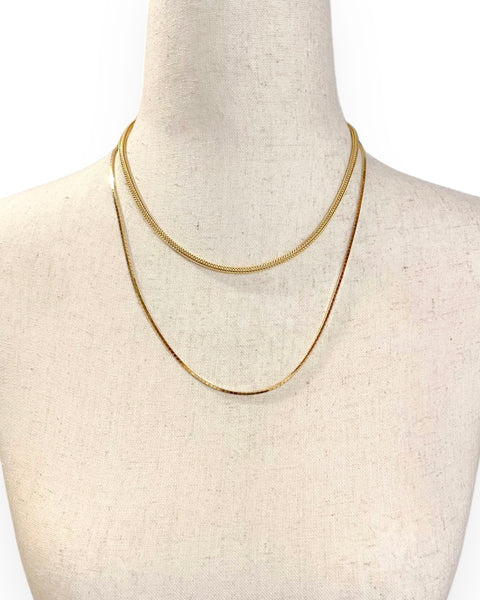 14k Gold Box Chain Necklace (20.25")