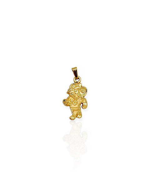 14k Gold UNC Ramses Charm
