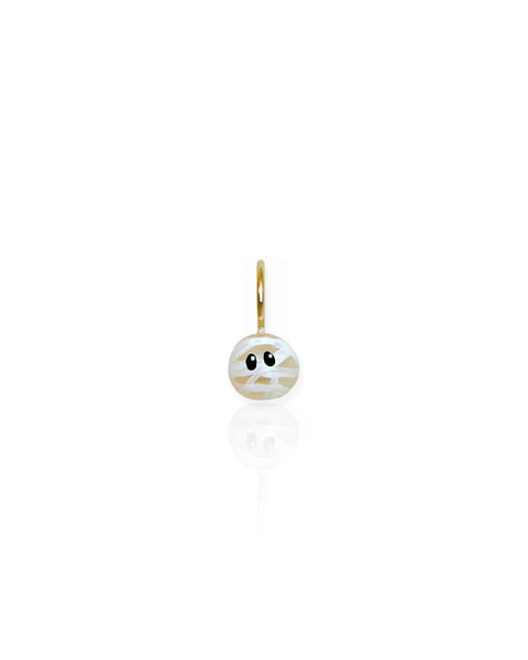 14k Gold Mummy Pearl Charm 2