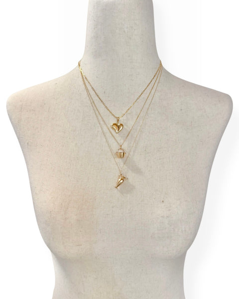 18k Gold Bucket Charm