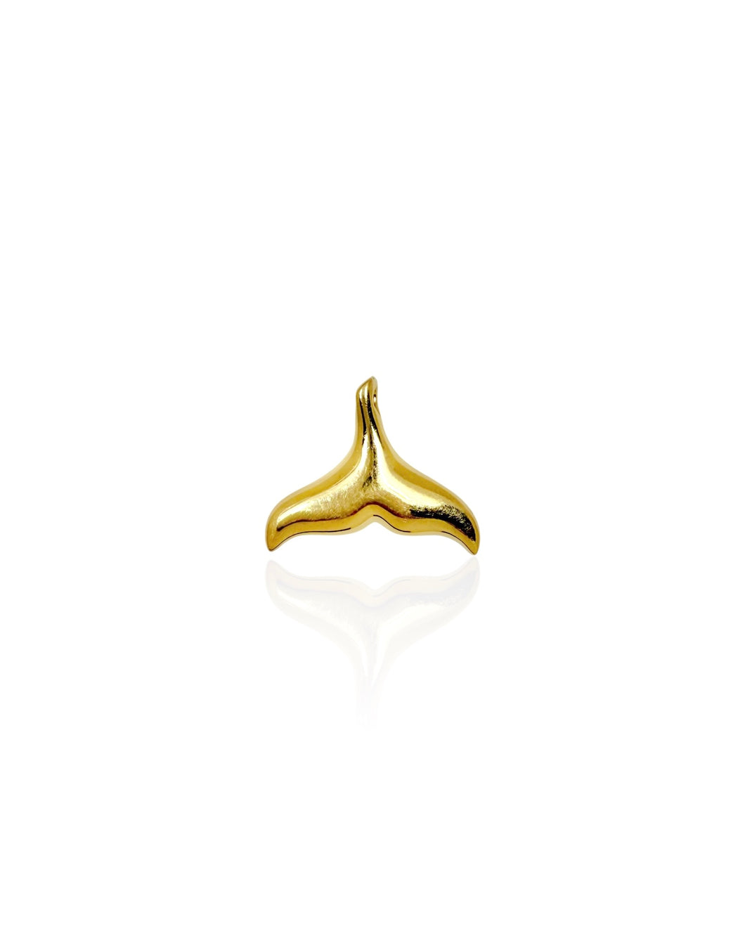 18k Gold Briony Raymond Whale Tail Charm