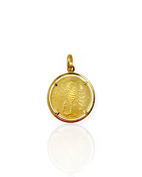 18k Gold Unoaerre by Giampaoli Scorpio Charm
