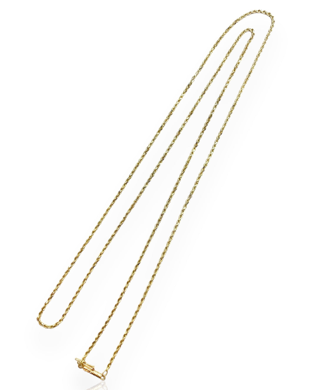 14k Gold Rope Chain Necklace (30.5
