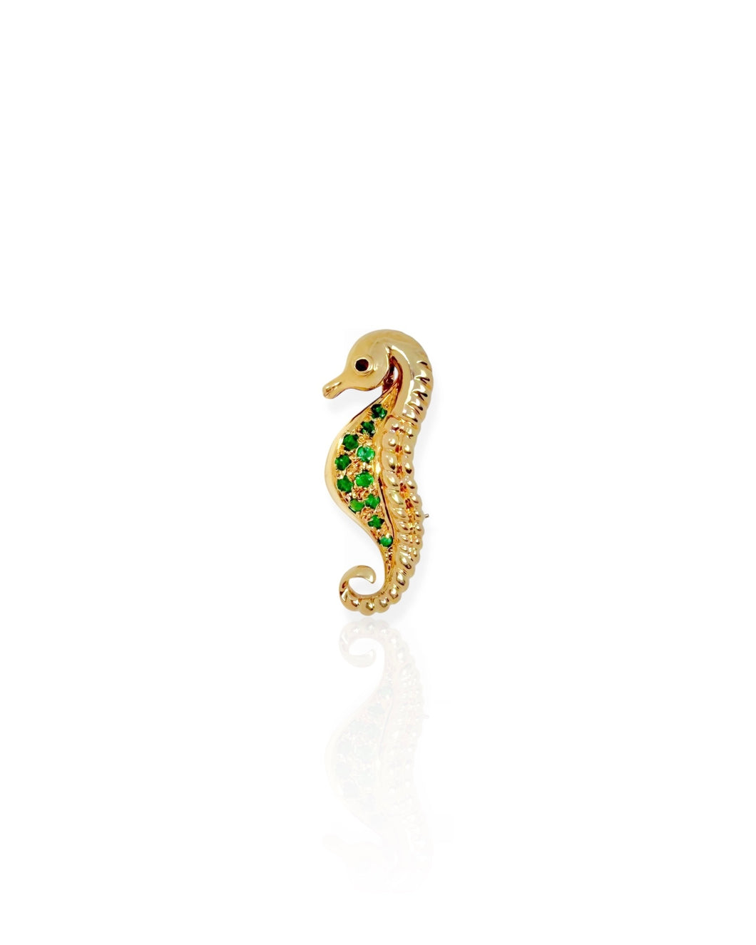 14k Gold Seahorse Charm/Brooch