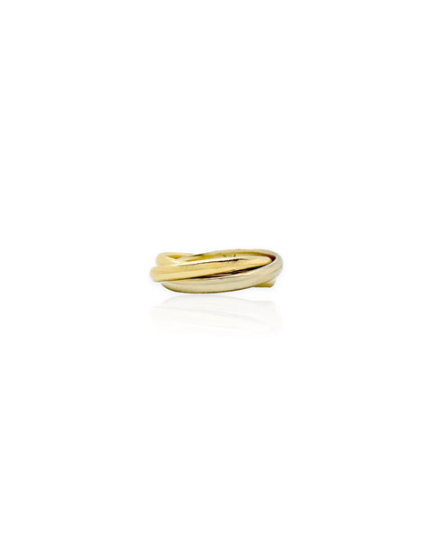 14k Gold Trinity Ring (6.5)