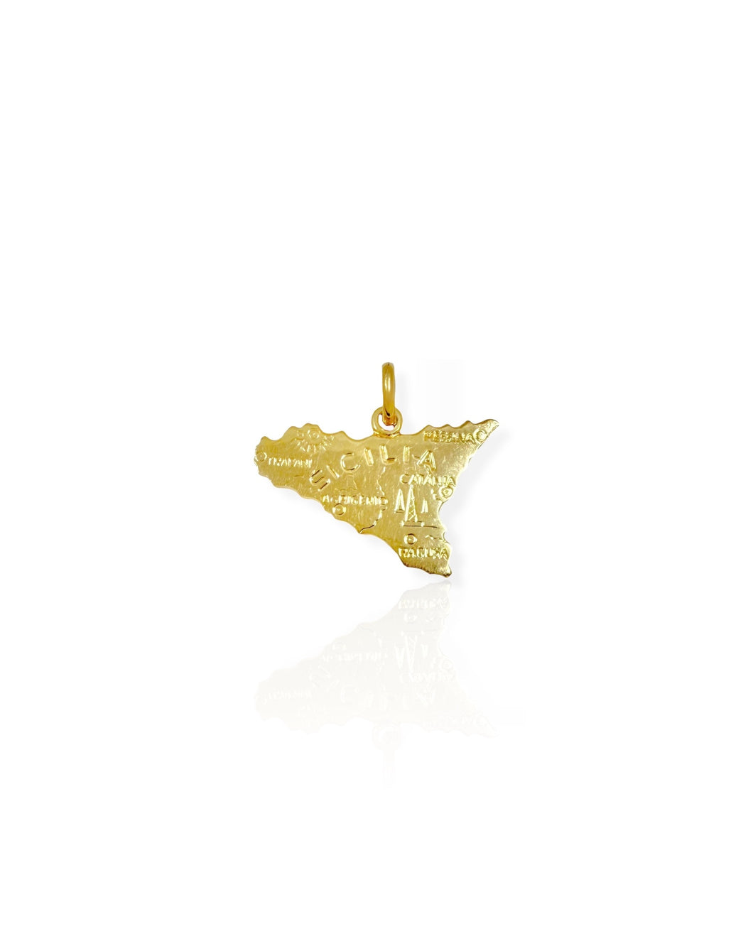 18k Gold Sicily Charm