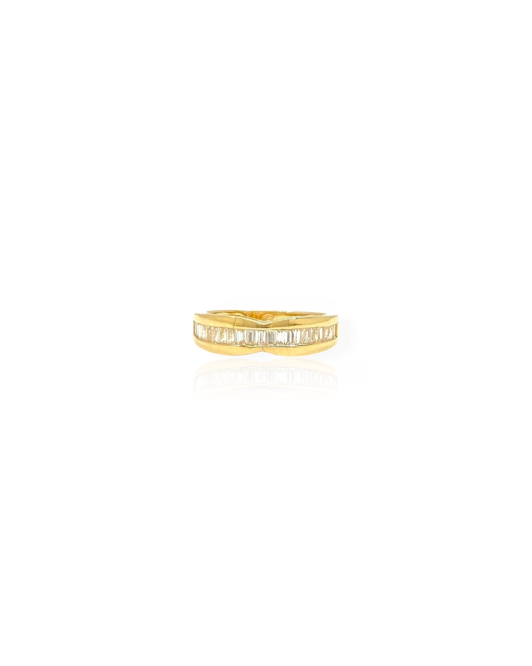 18k Gold Channel Set Ring (5.25)