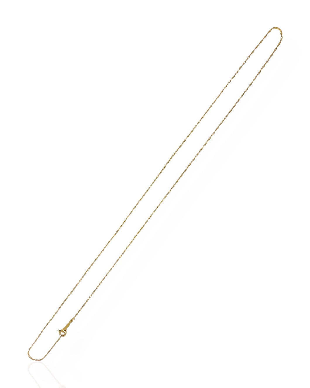 14k Gold Singapore Chain Necklace (18