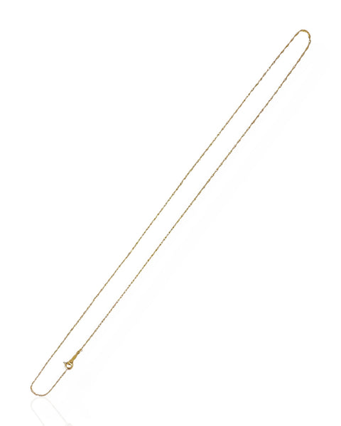 14k Gold Singapore Chain Necklace (18