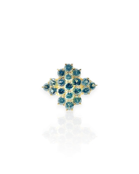 14k Gold Teal Sapphire Ring (7)