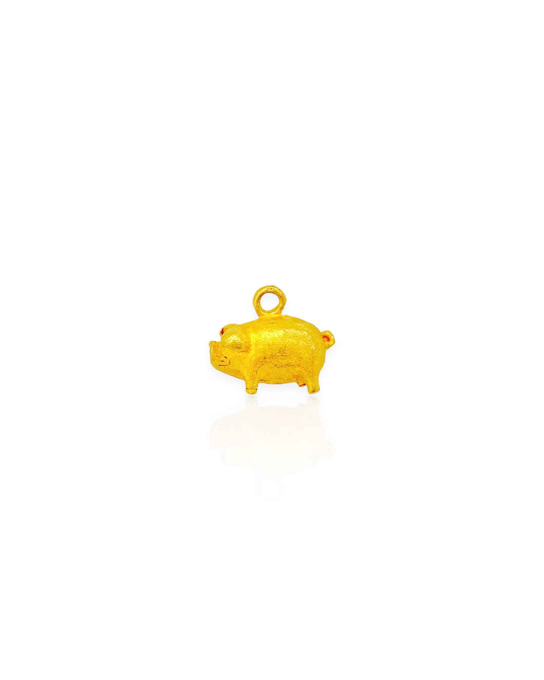 24k Gold Pig Charms