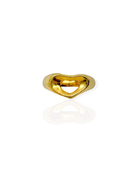 18k Gold Tiffany Peretti Open Heart Ring (6)