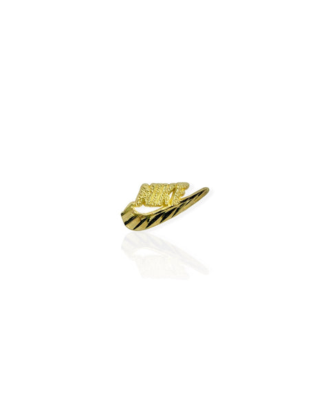 10k Gold Nike Stud Earring