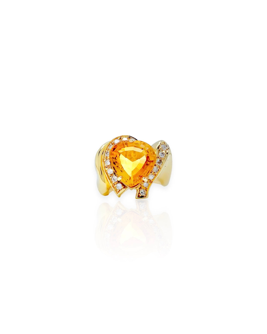 14k Gold Citrine Ring (7)