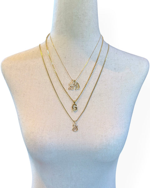 14k Gold Letter D Charm