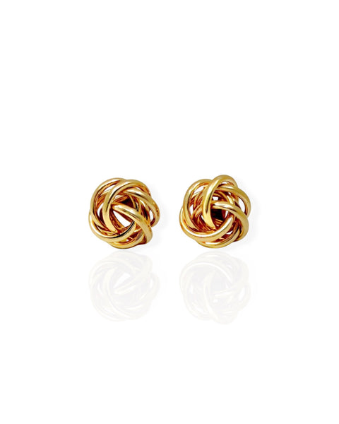 14k Gold Twist Earrings
