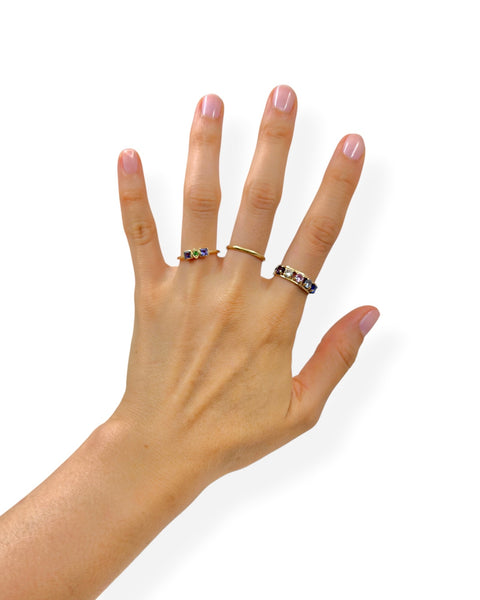 14k Gold Plain Ring (5.5)