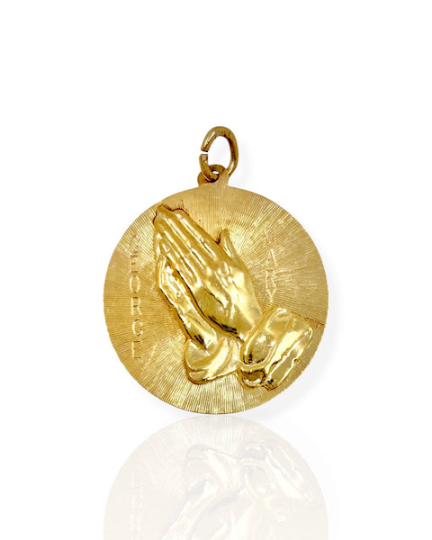 14k Gold Serenity Prayer Charm