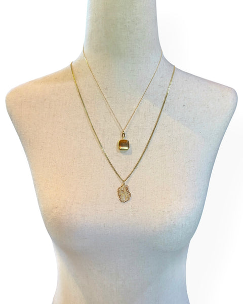 14k Gold Letter J Charm