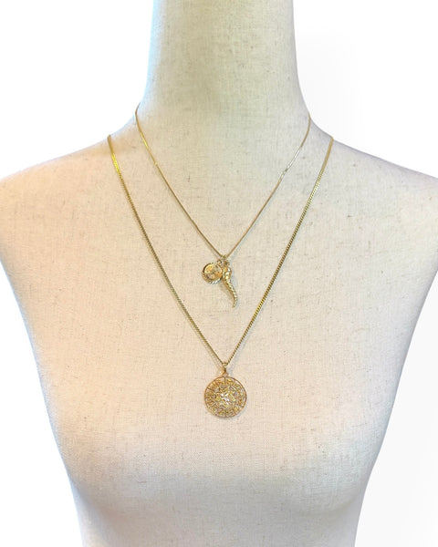 14k Gold Unicorn Horn/Cornicello Charm