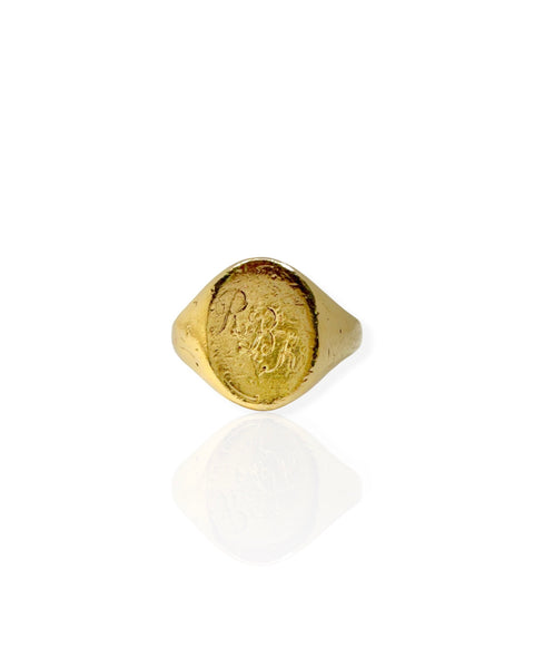 10k Gold RBK/RKB Signet Ring (2.25)