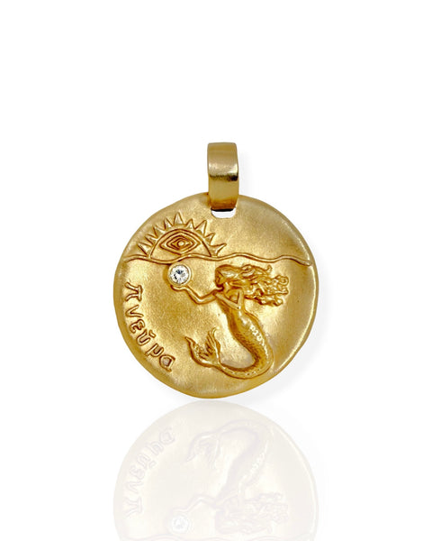 14k Gold Carolina Wickenburg The Mermaid Charm