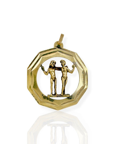 10k Gold Man and Woman Charm