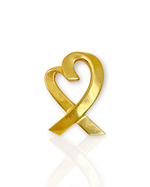 18k Gold Tiffany Paloma Picasso Loving Heart Charm