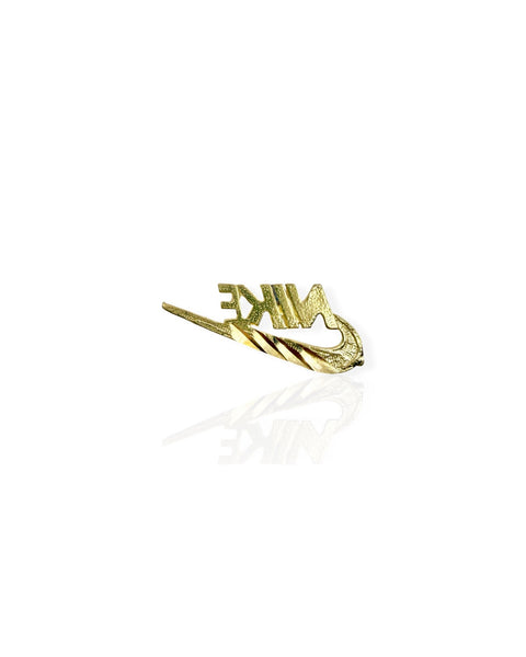 10k Gold Nike Stud Earring