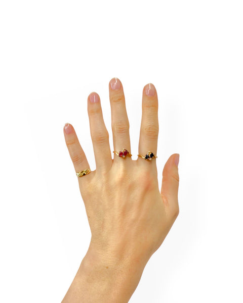 14k Gold Gemstone Rings (6)