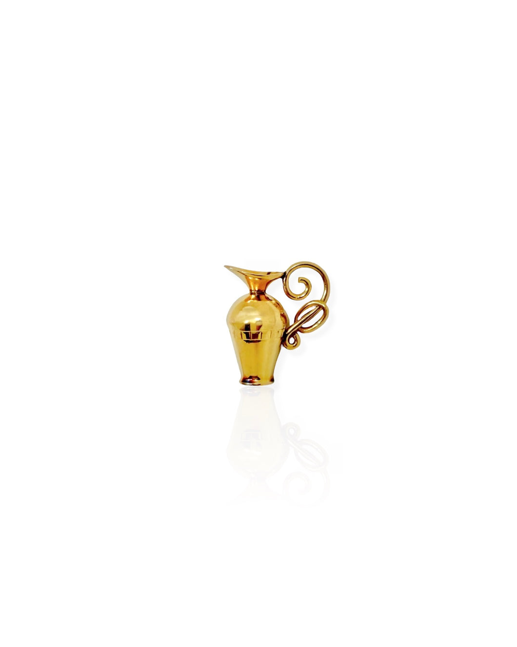 18k Gold Pitcher Charm