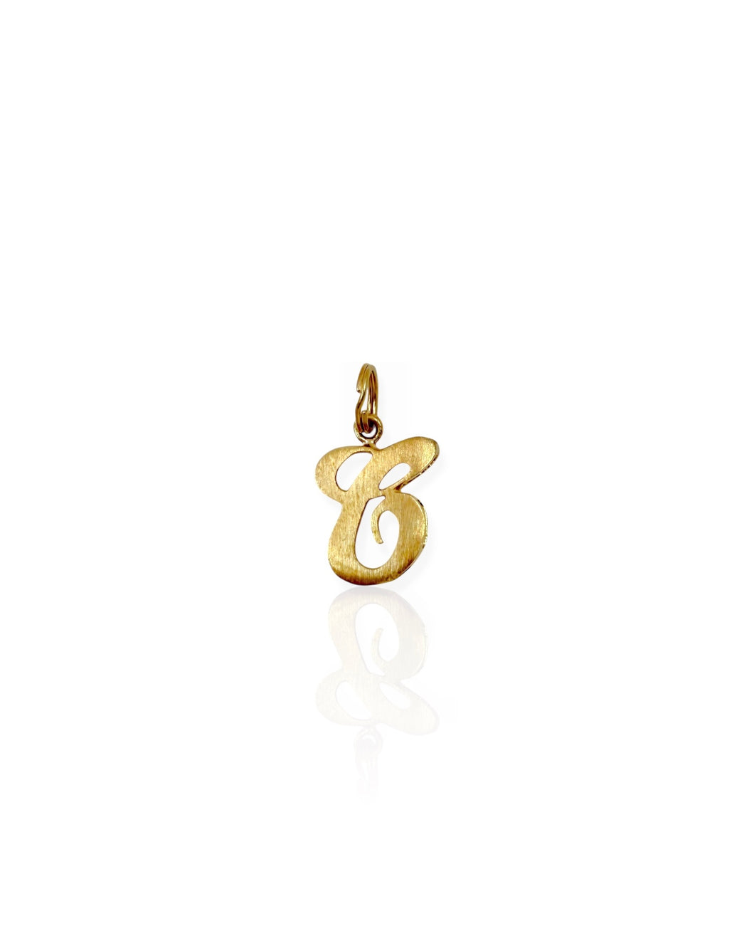 14k Gold Letter C Charm
