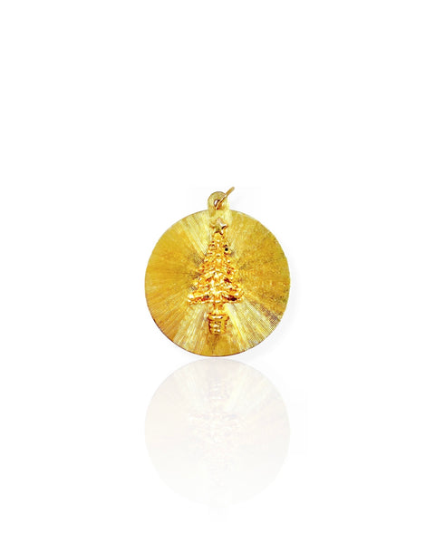 14k Gold Christmas Charm