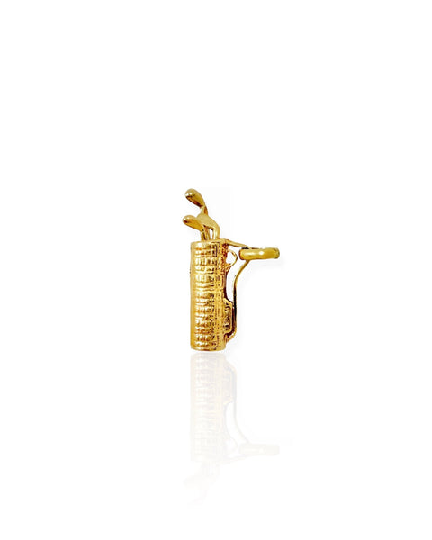 14k Gold Golf Clubs Charm