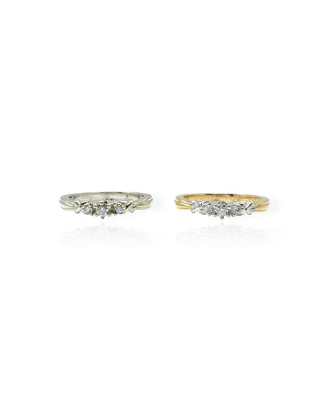 14k Gold Diamond Rings (5.75, 6)