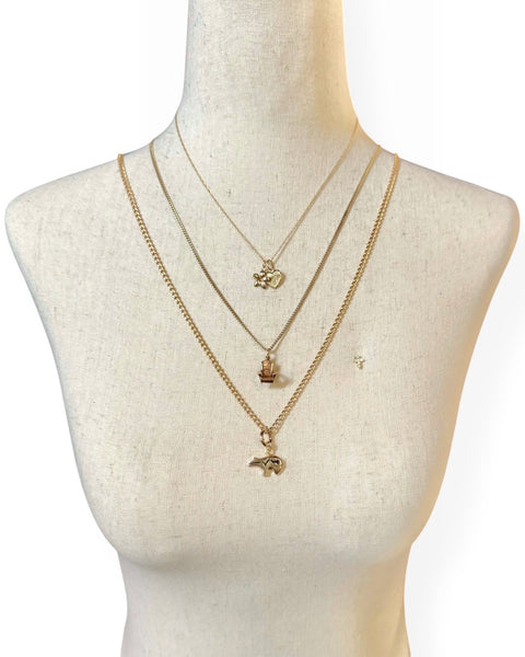 14k Gold Daughter Heart Charm