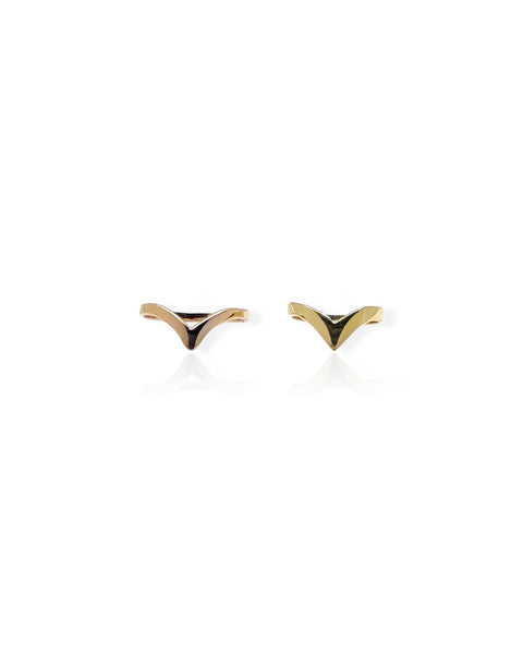 10k Gold Chevron Rings (1, 1.75, 2, 2.25, 3, 4)