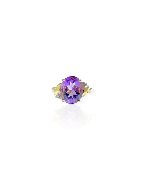 14k Gold Amethyst Ring (10)