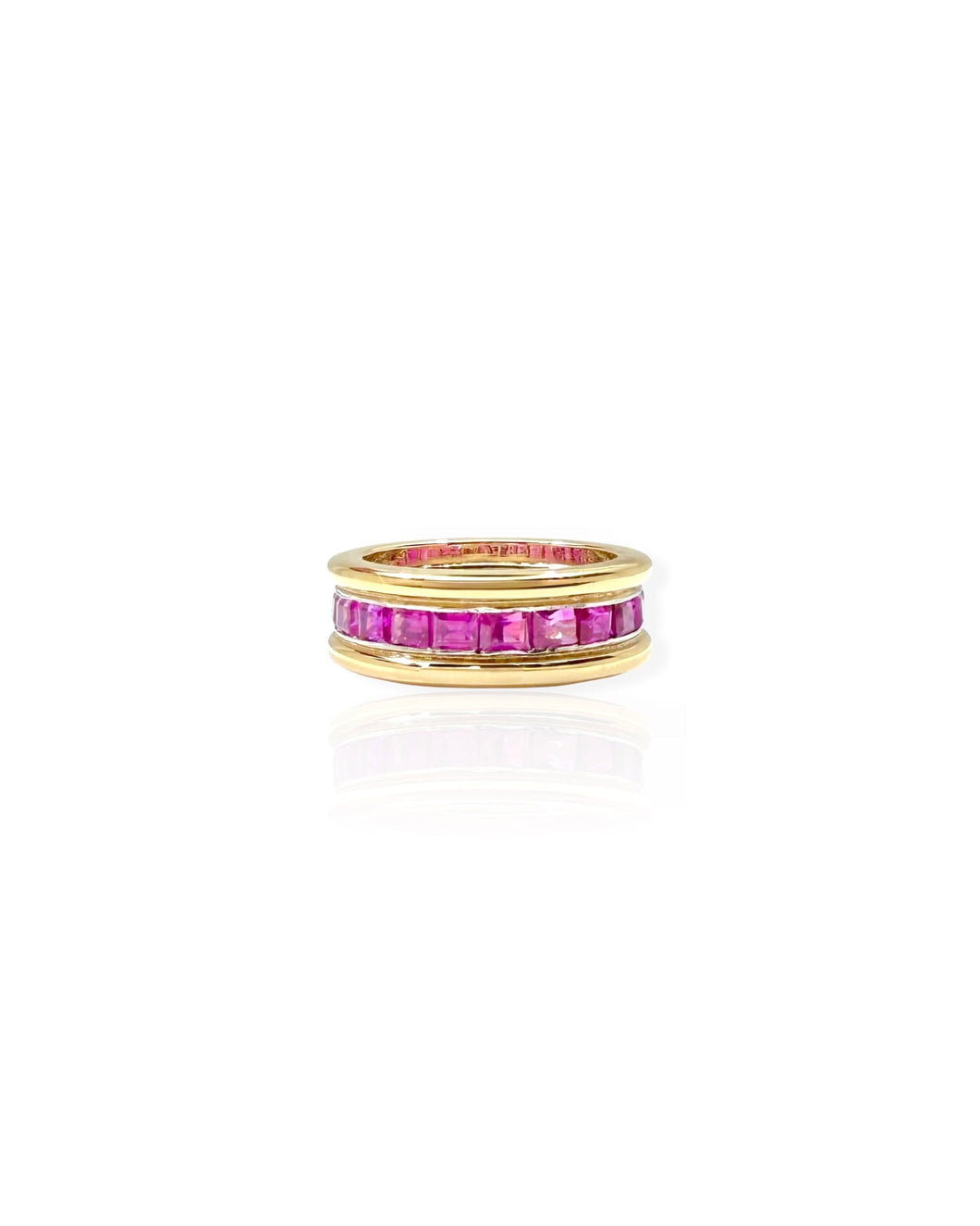 14k Gold Ruby Channel Ring (7)