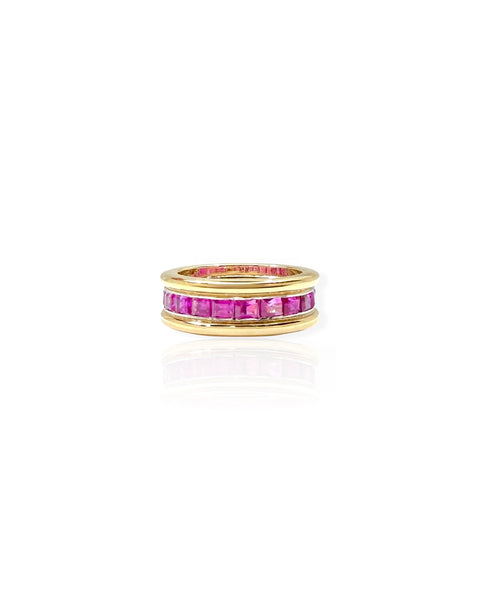 14k Gold Ruby Channel Ring (7)