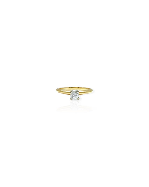 14k Gold Diamond Solitaire Ring (4)