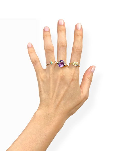 14k Gold Amethyst Ring (10)