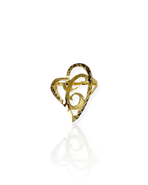 10k Gold Letter C Ring (8.25)