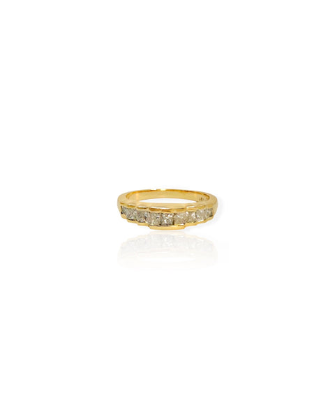 14k Gold Diamond Staircase Ring (6.25)