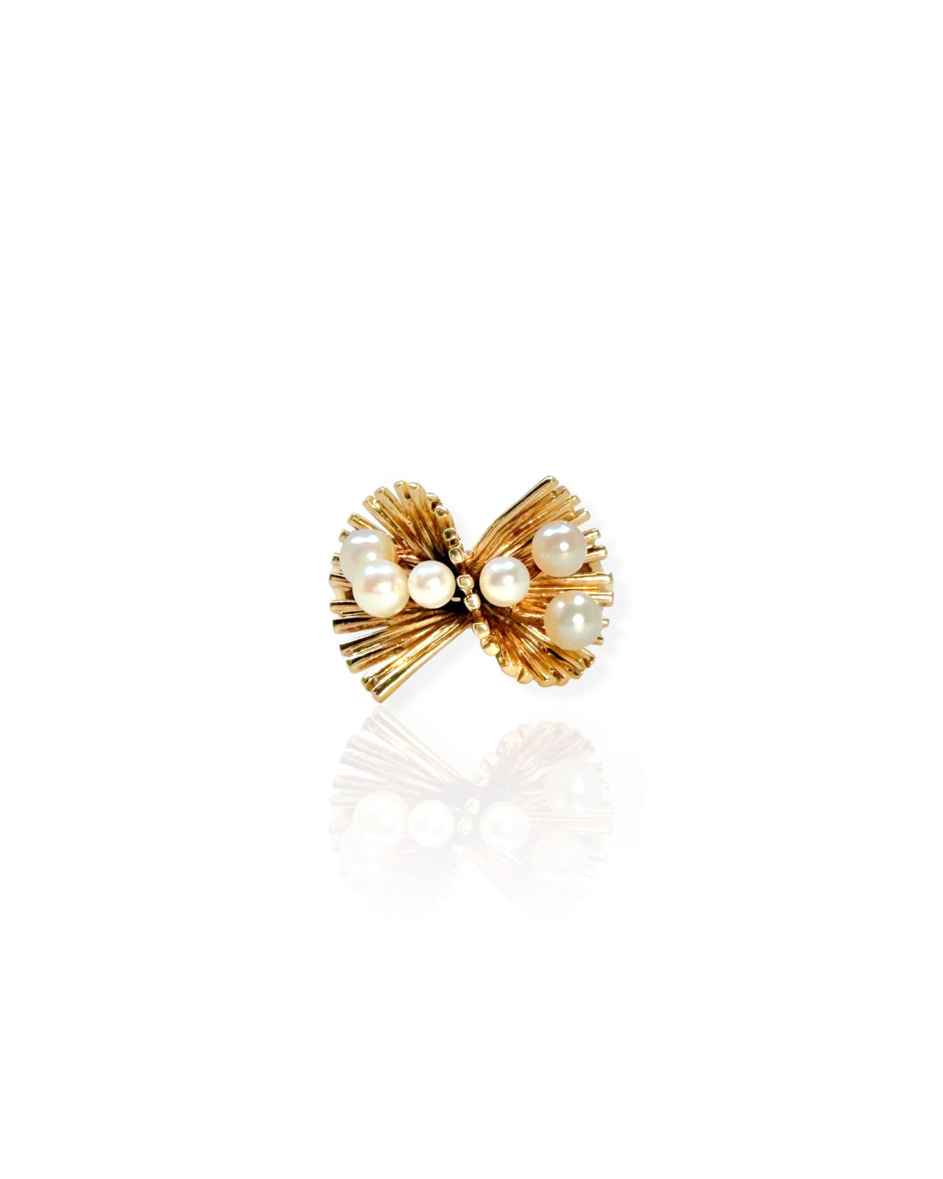 14k Gold Pearl Twist Ring (8)