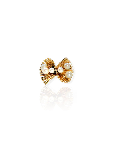14k Gold Pearl Twist Ring (8)