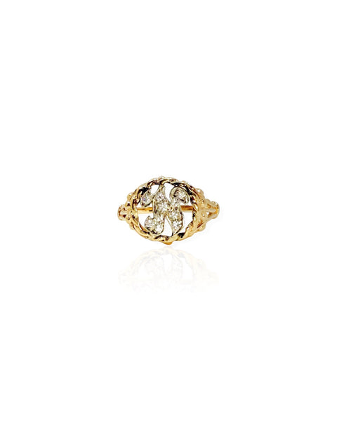 14k Gold Letter N Ring (8)